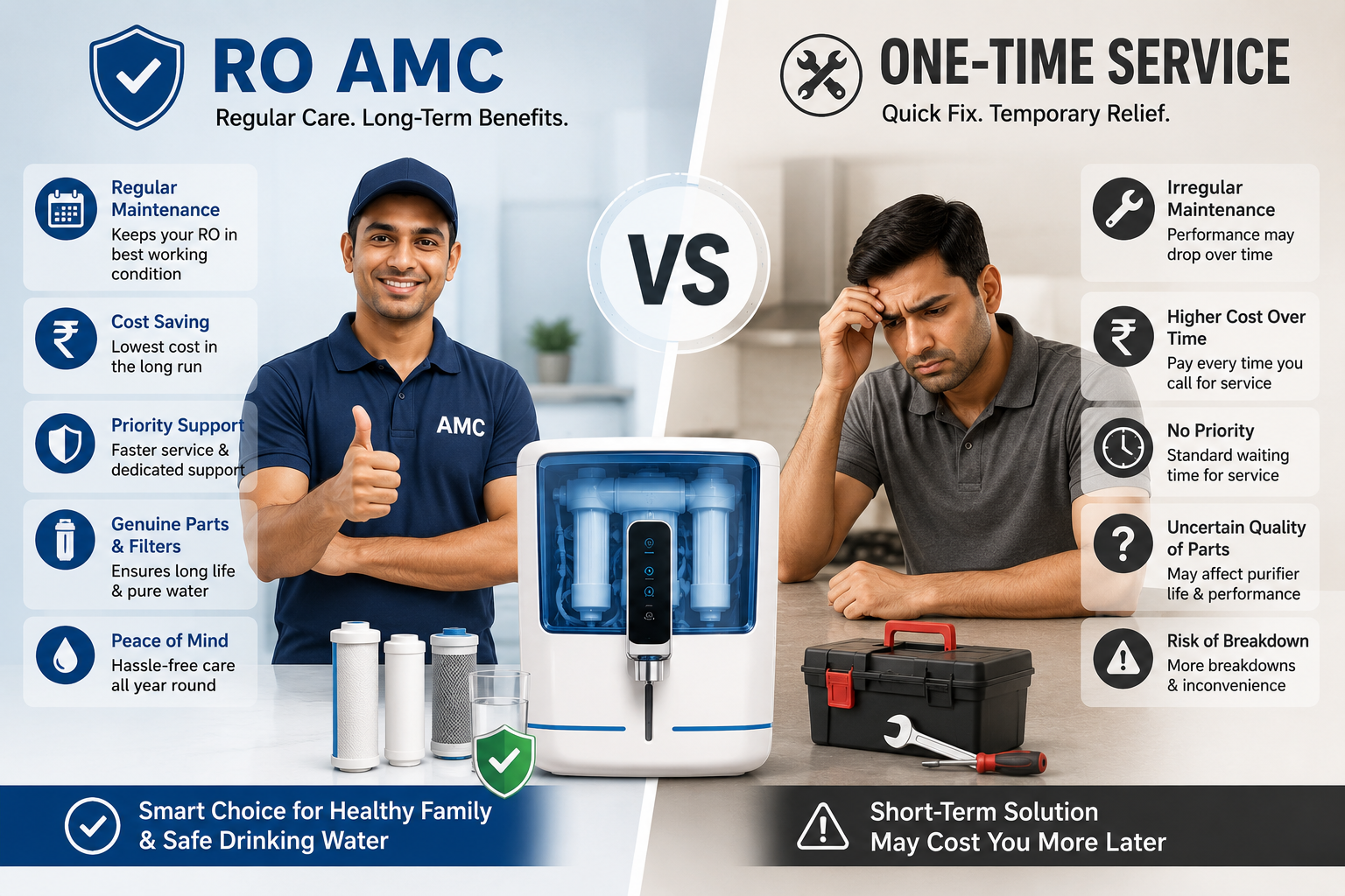 RO AMC vs One-Time Service – Which is Better?