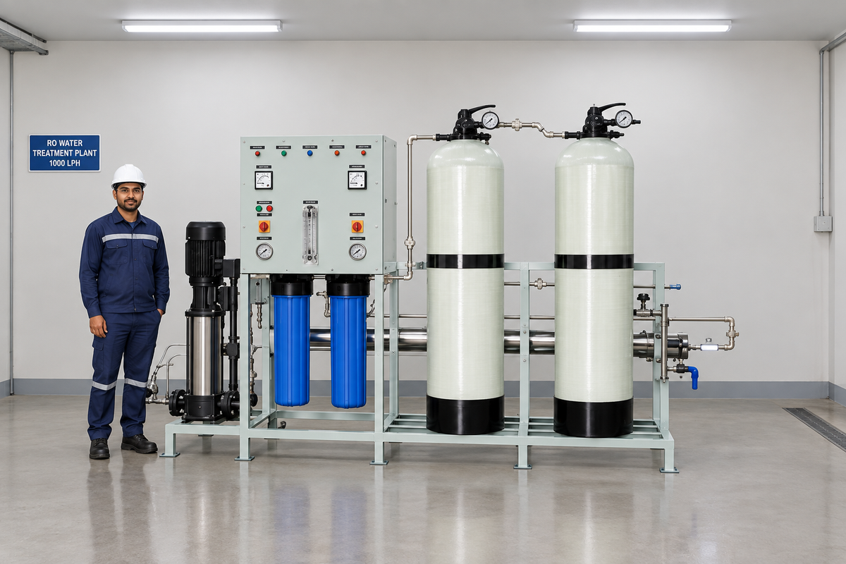 1000 LPH RO Plant – Installation Environment