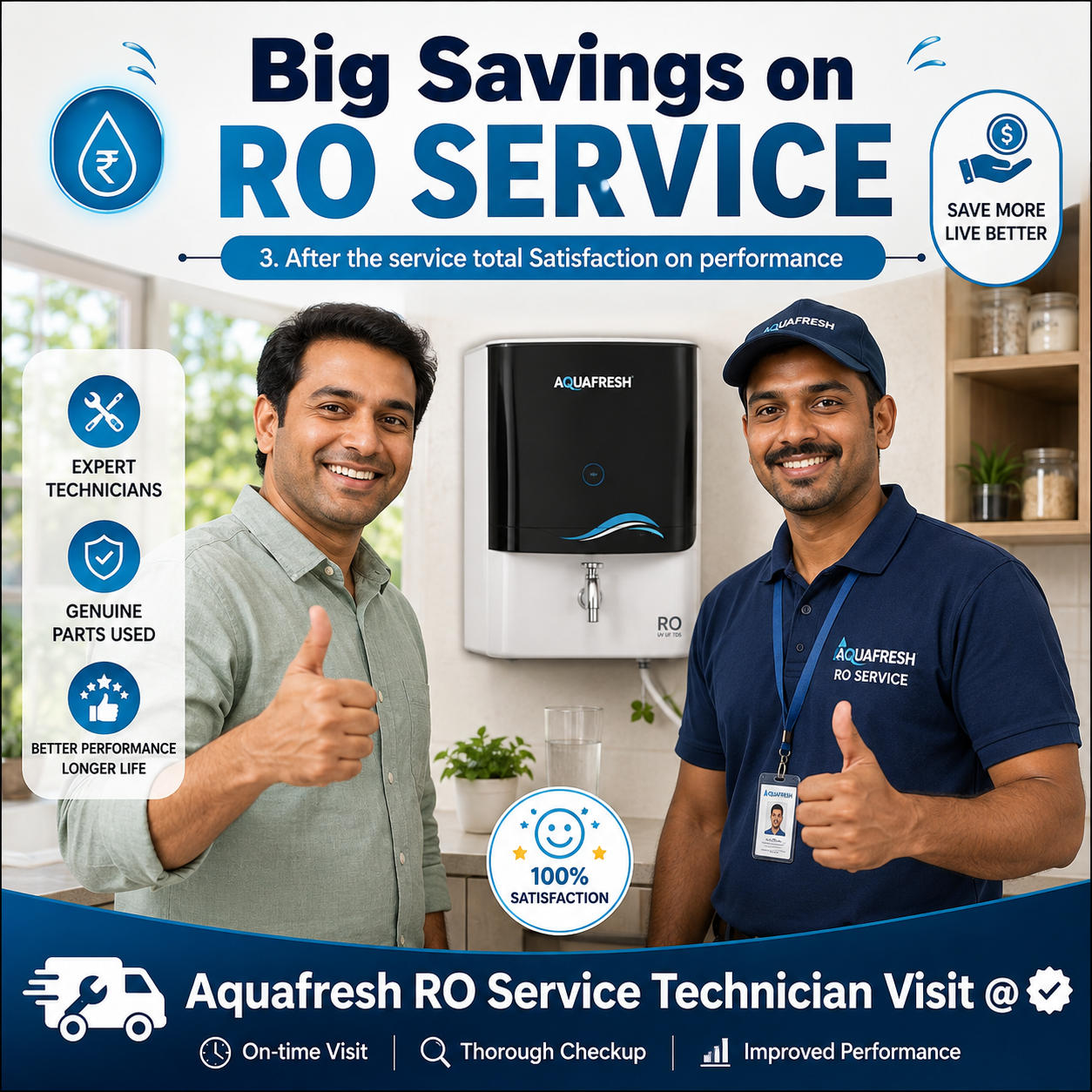RO Service Visit Charges