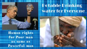 Pure water is a human right