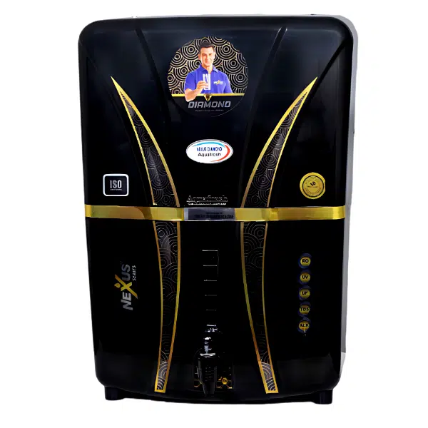 Diamond RO Water Purifier with RO+UV+UF+TDS Multi-Stage Filtration, 10-Litre Storage, Wall-Mounted Design – Ideal for Home and Office Use
