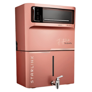 Starlink RO Water Purifier with advanced RO+UV+TDS purification for home use – sleek design and powerful filtration system