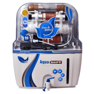 Aqua Swift Desire RO Water Purifier with RO+UV+UF+TDS Filtration, 10-Litre Storage – Wall-Mounted Water Purifier for Home & Office Use